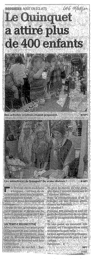 Août en Eclats 2009 - Le Quinquet asbl