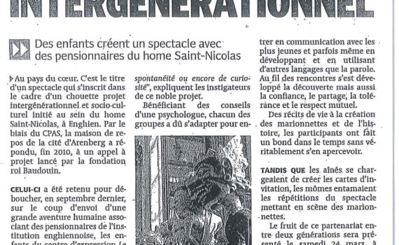 Le Quinquet asbl La DH Mars 2012