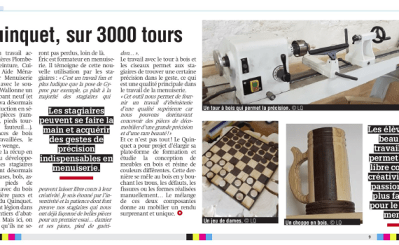 Presse Sudpresse Section Filière Menuiserie