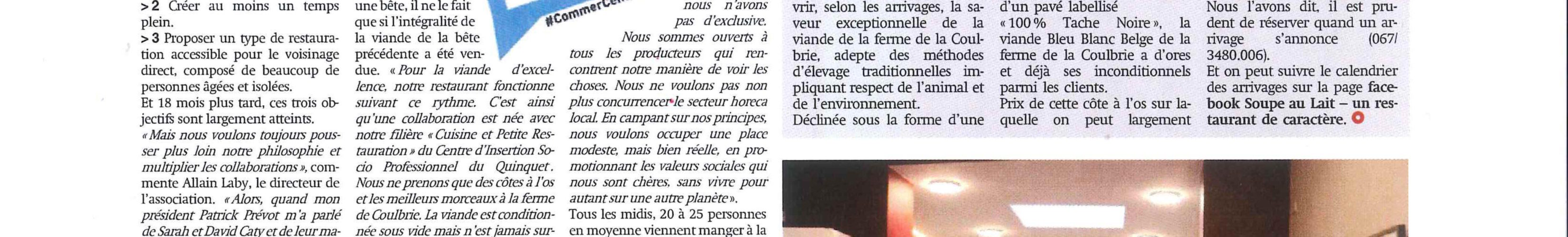 Presse Sudpresse Soupe au Lait